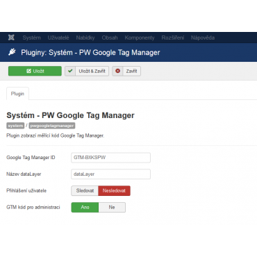 Google Tag Manager (Joomla!)