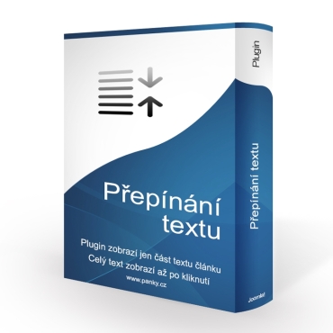 Přepínání textu - plugin Joomla