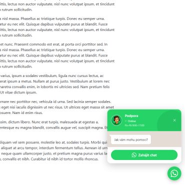 WhatsApp Chat - Joomla modul