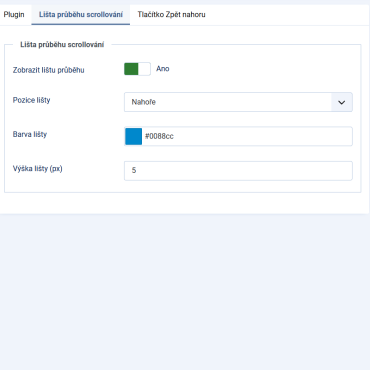 Smooth scroll - Joomla plugin